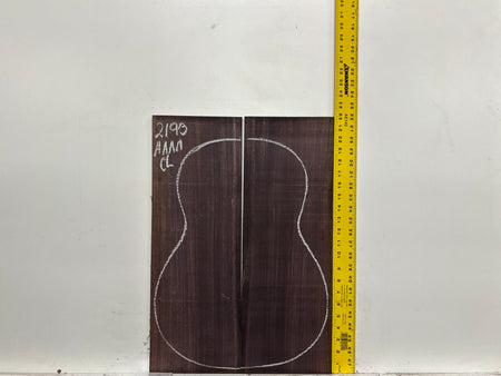 East Indian Rosewood Classical AAAA Grade Guitar Back & Side Set #2193 - Exotic Wood Zone