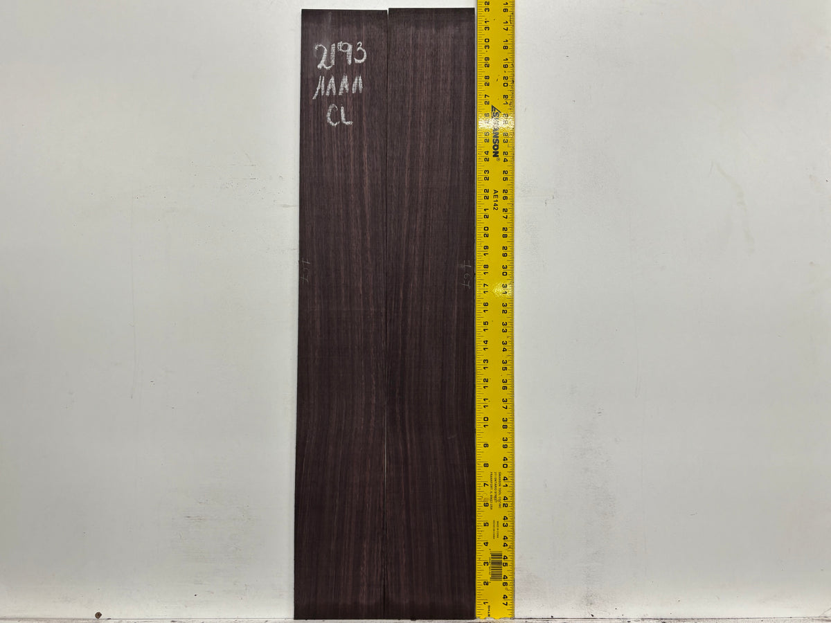 East Indian Rosewood Classical AAAA Grade Guitar Back & Side Set #2193 - Exotic Wood Zone
