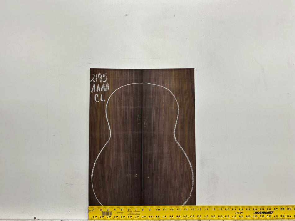 East Indian Rosewood Classical AAAA Grade Guitar Back & Side Set #2195 - Exotic Wood Zone