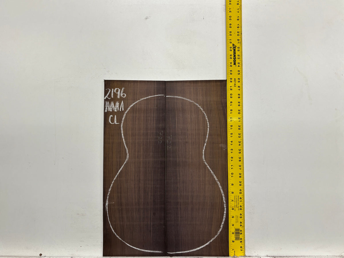 East Indian Rosewood Classical AAAA Grade Guitar Back & Side Set #2196 - Exotic Wood Zone