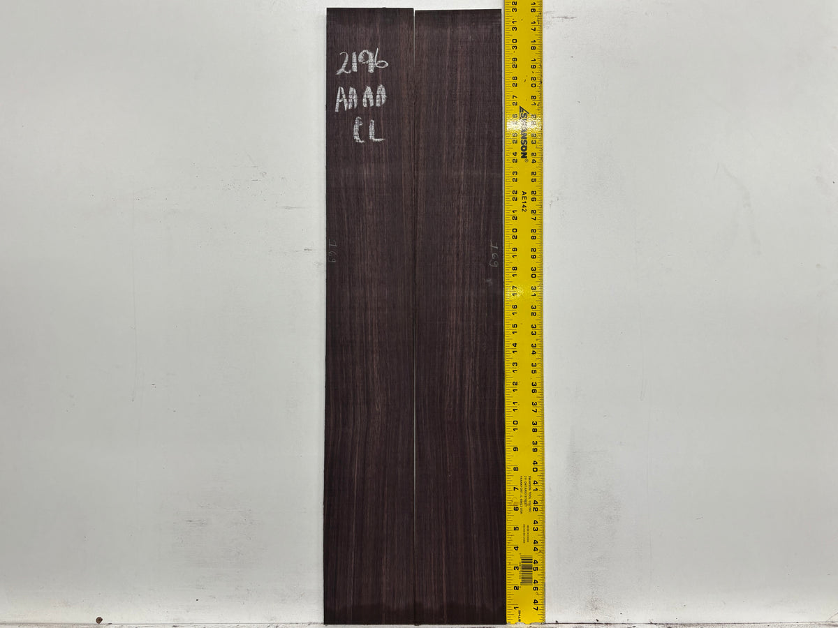 East Indian Rosewood Classical AAAA Grade Guitar Back & Side Set #2196 - Exotic Wood Zone