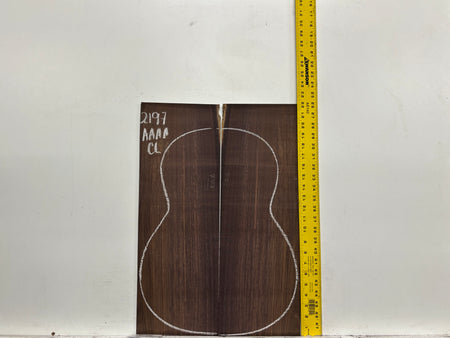 East Indian Rosewood Classical AAAA Grade Guitar Back & Side Set #2197 - Exotic Wood Zone