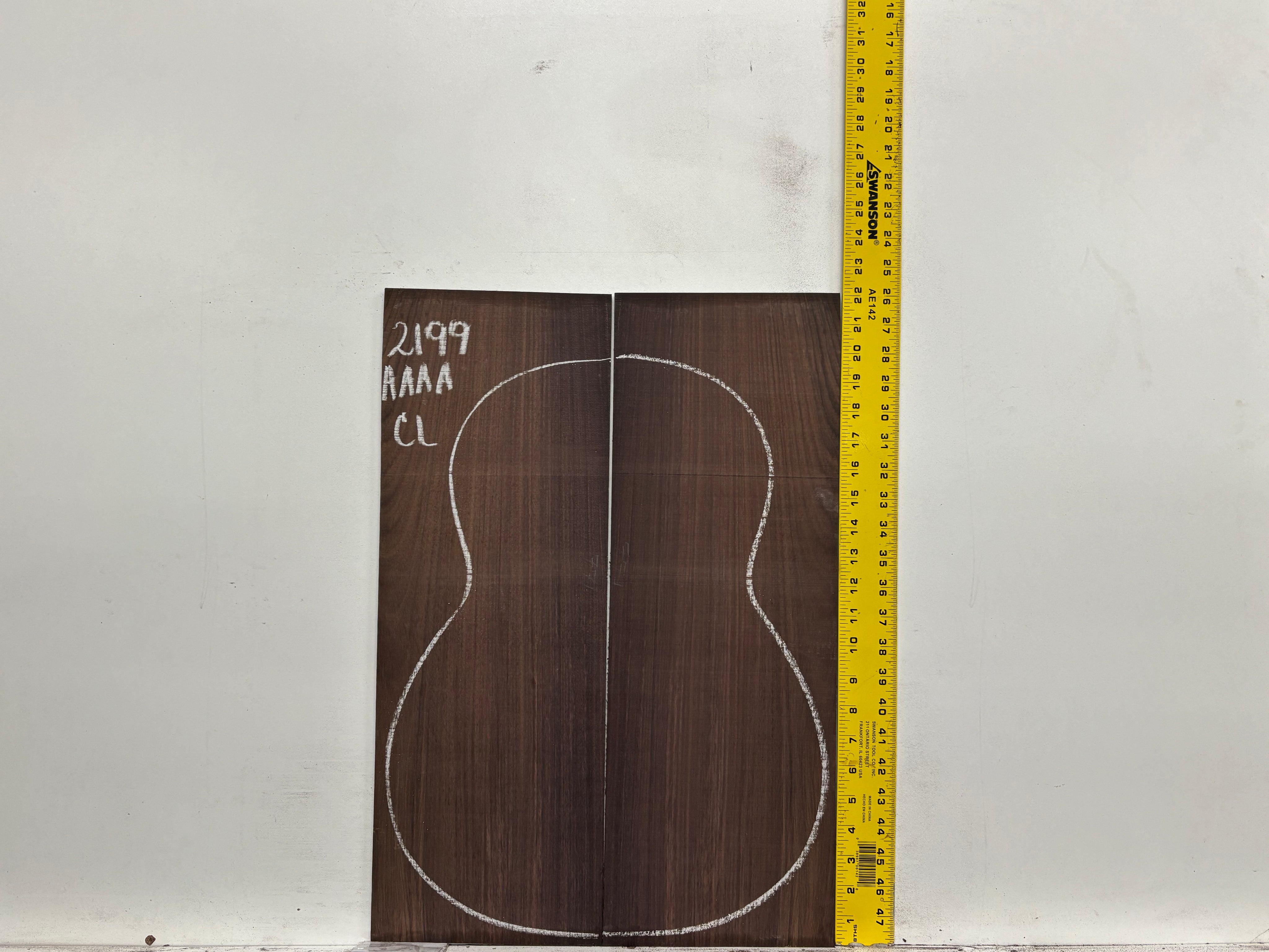 East Indian Rosewood Classical AAAA Grade Guitar Back & Side Set #2199 - Exotic Wood Zone