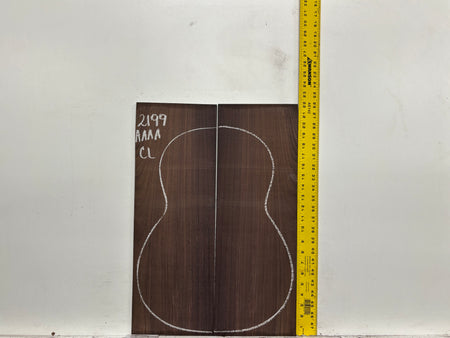East Indian Rosewood Classical AAAA Grade Guitar Back & Side Set #2199 - Exotic Wood Zone