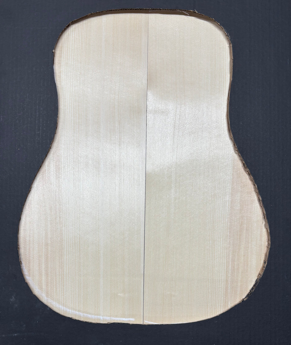 Engelmann Spruce Bookmatched Guitar Top For Dreadnought Guitars ES AA #1049