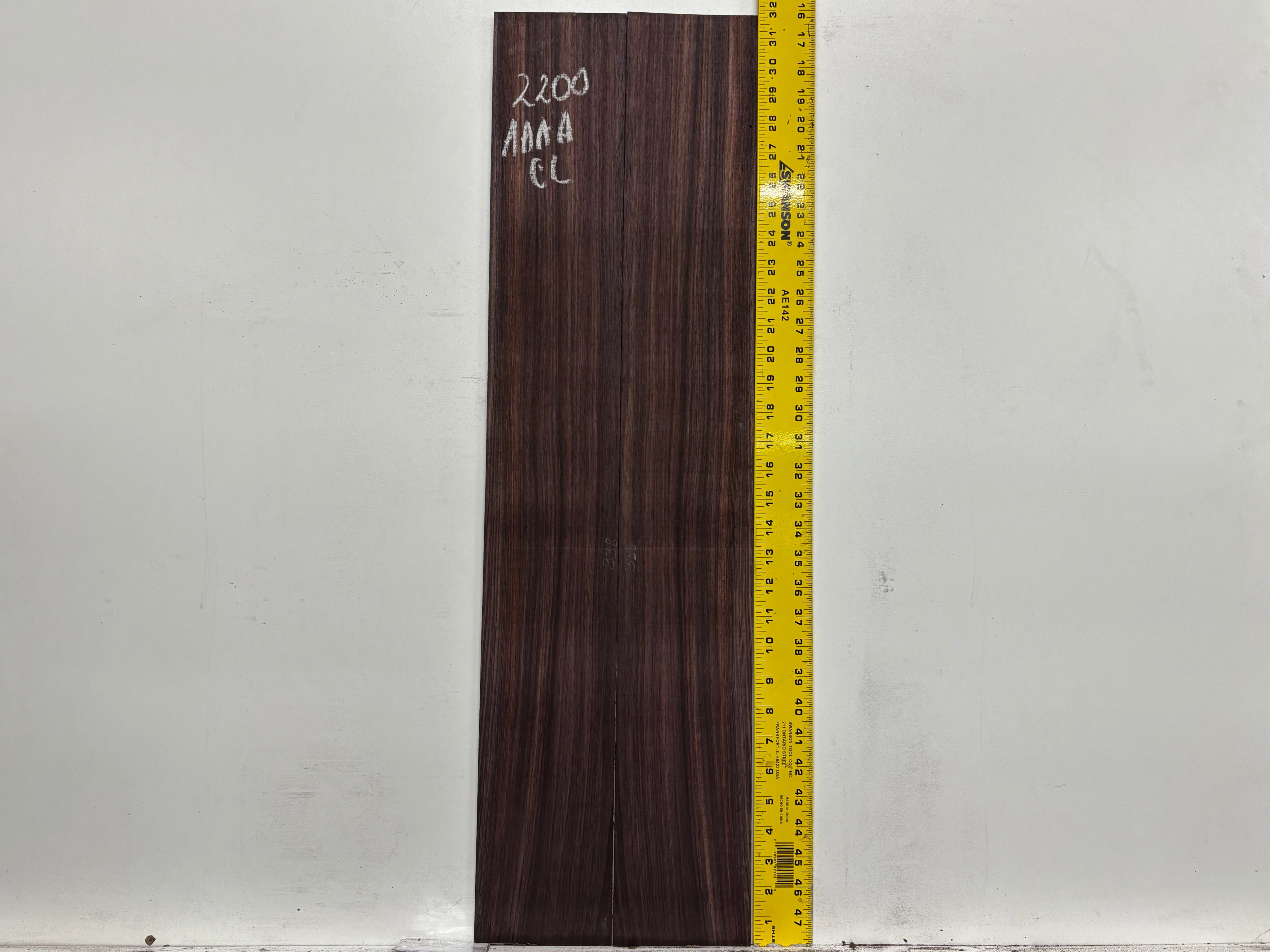 East Indian Rosewood Classical AAAA Grade Guitar Back & Side Set #2200 - Exotic Wood Zone