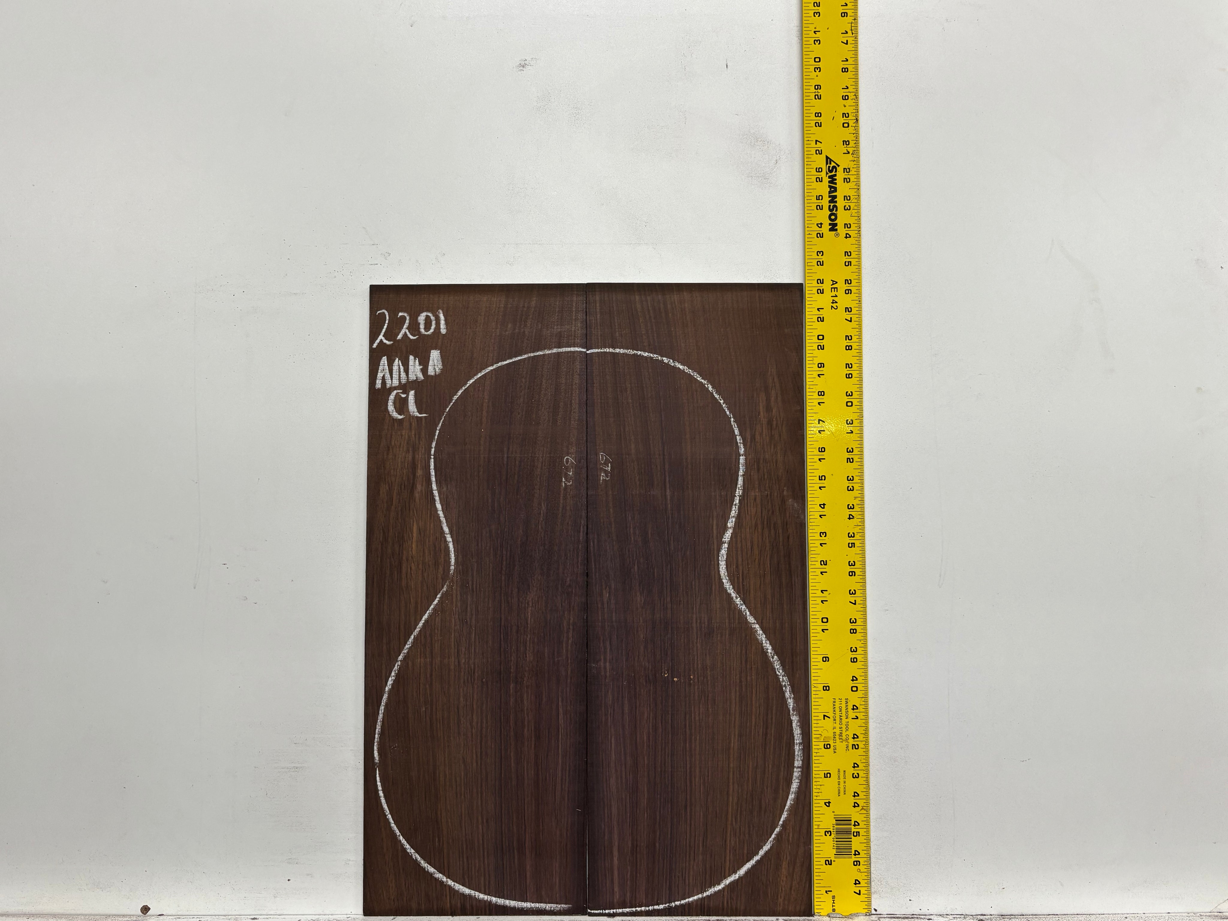 East Indian Rosewood Classical AAAA Grade Guitar Back & Side Set #2201 - Exotic Wood Zone