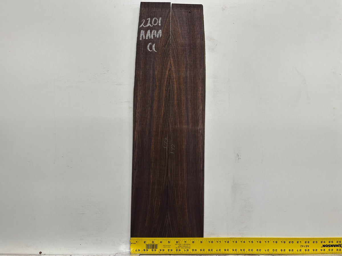 East Indian Rosewood Classical AAAA Grade Guitar Back & Side Set #2201 - Exotic Wood Zone