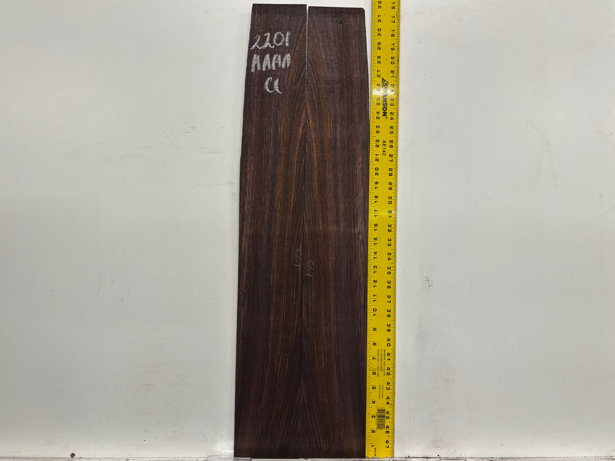 East Indian Rosewood Classical AAAA Grade Guitar Back & Side Set #2201 - Exotic Wood Zone