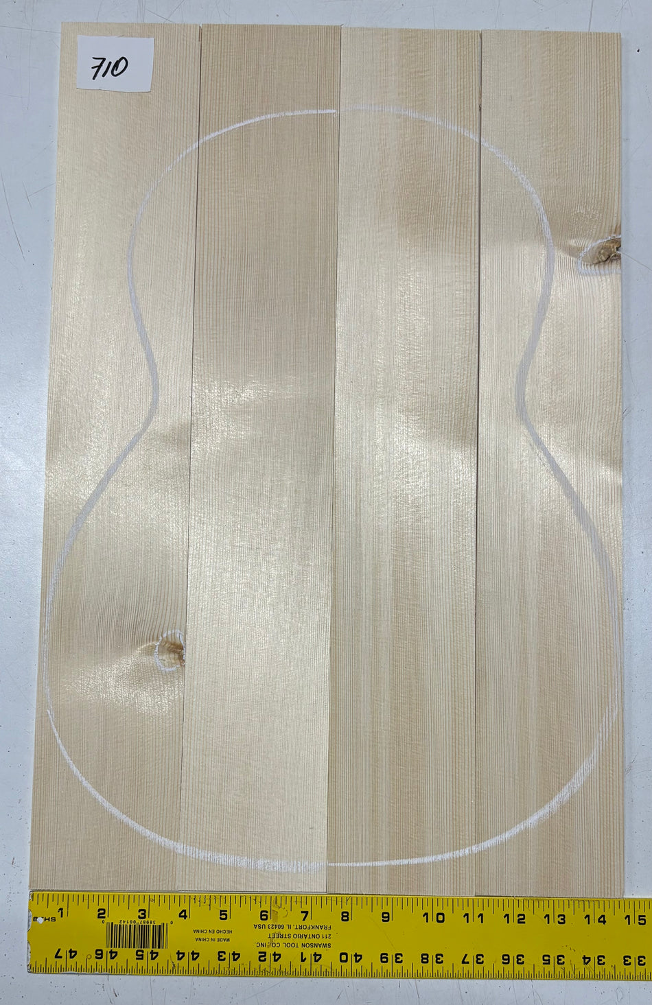 Tapa de guitarra clásica de abeto alemán #503