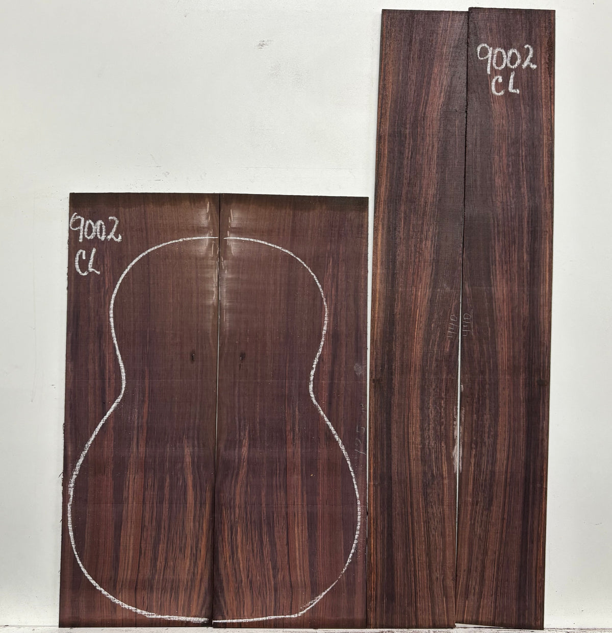 Royal Indian Rosewood Classical Guitar Back & Side Set #9002 - Exotic Wood Zone