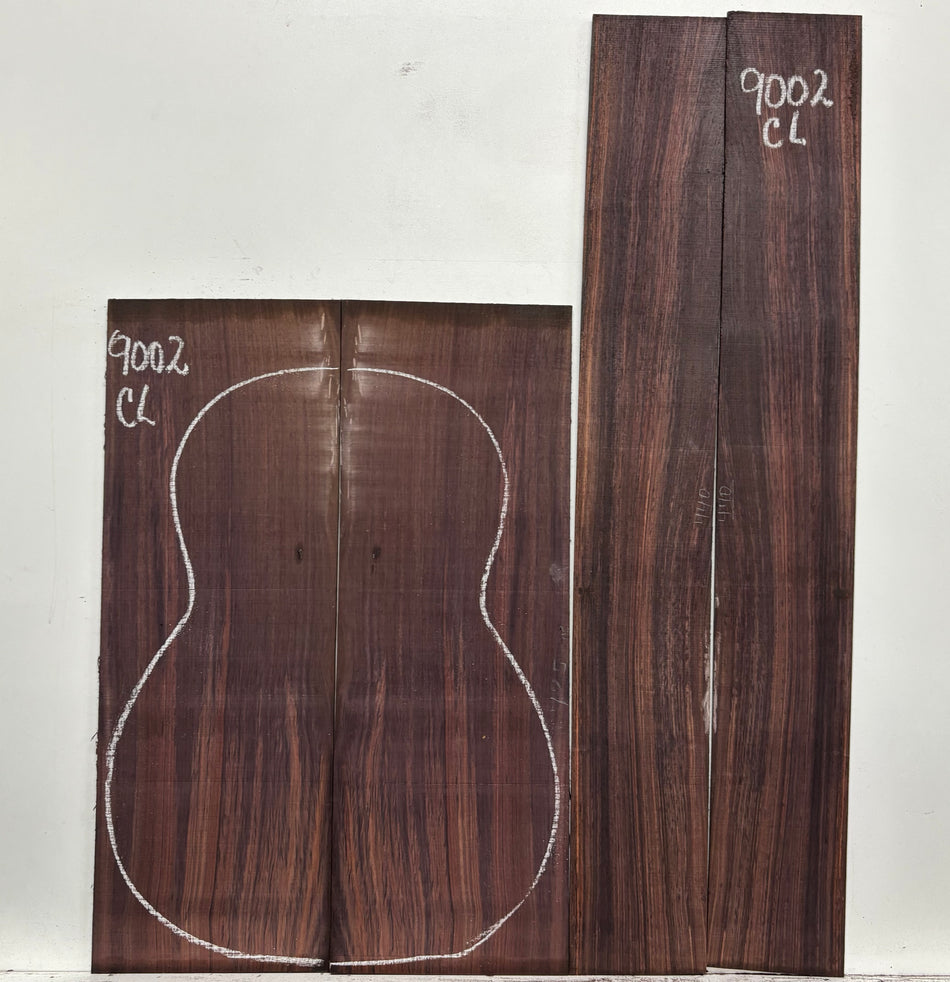 Royal Indian Rosewood Classical Guitar Back & Side Set #9002 - Exotic Wood Zone