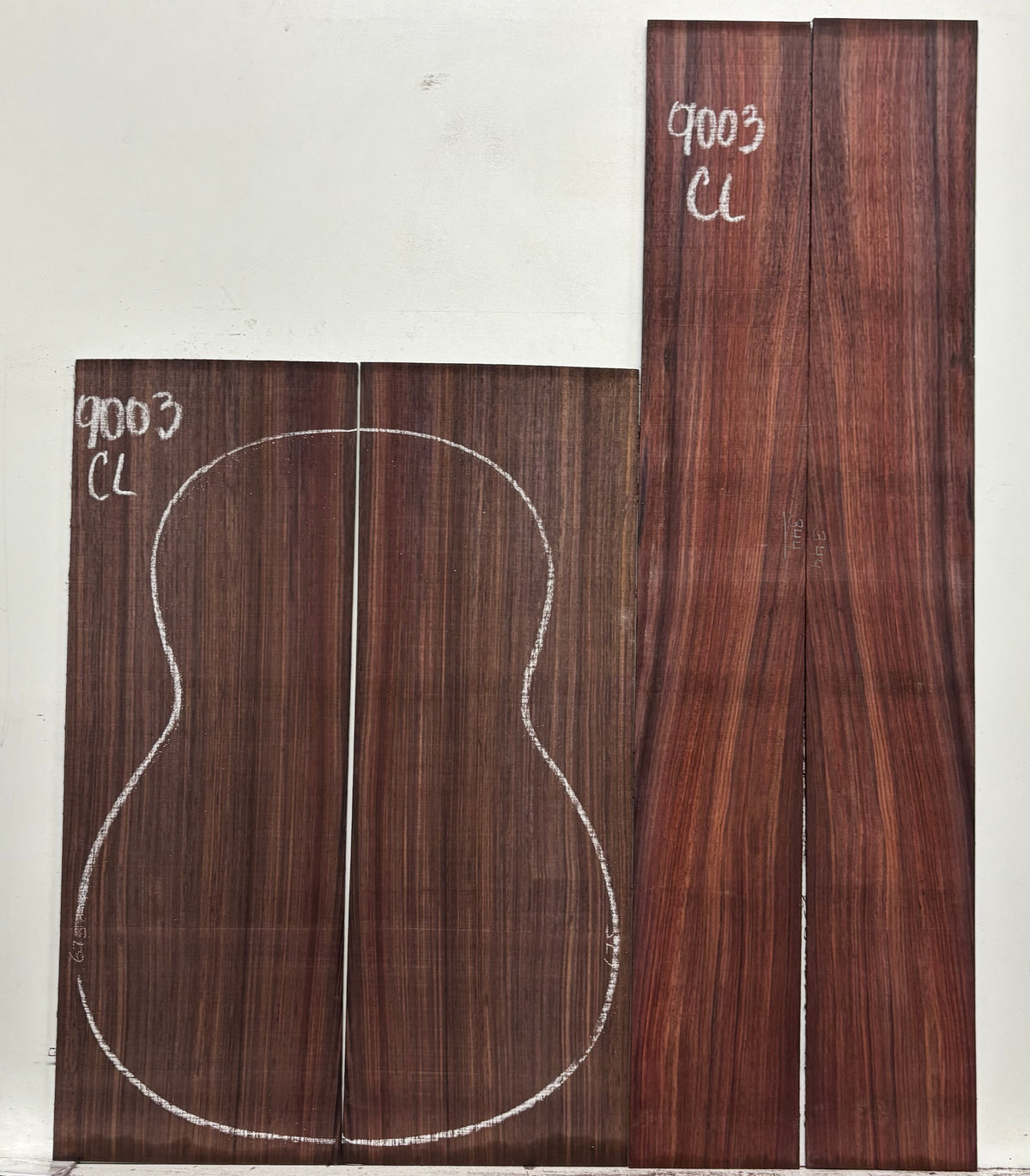 Royal Indian Rosewood Classical Guitar Back & Side Set #9003 - Exotic Wood Zone