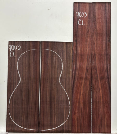 Royal Indian Rosewood Classical Guitar Back & Side Set #9003 - Exotic Wood Zone