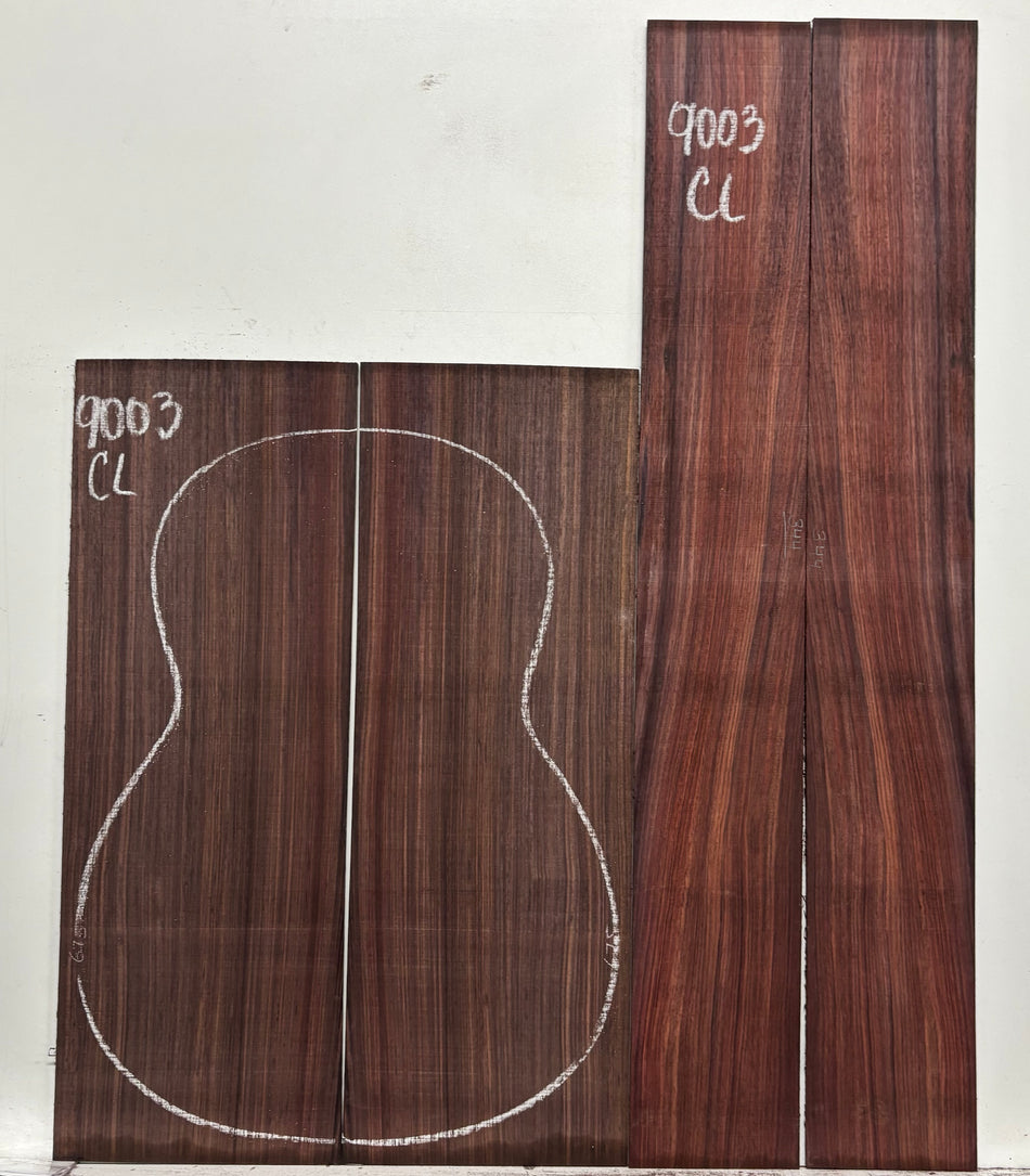 Royal Indian Rosewood Classical Guitar Back & Side Set #9003 - Exotic Wood Zone