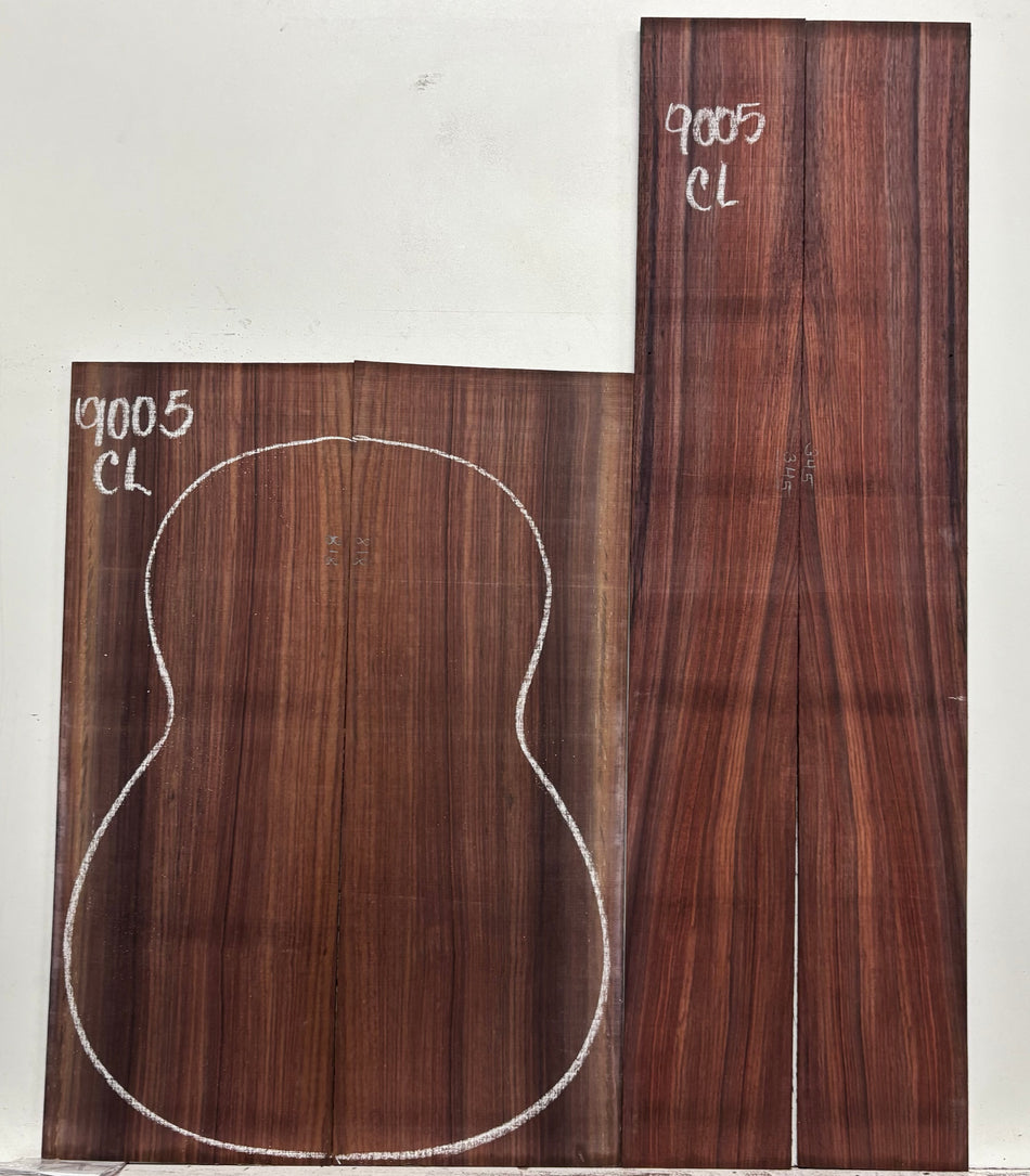 Royal Indian Rosewood Classical Guitar Back & Side Set #9005 - Exotic Wood Zone