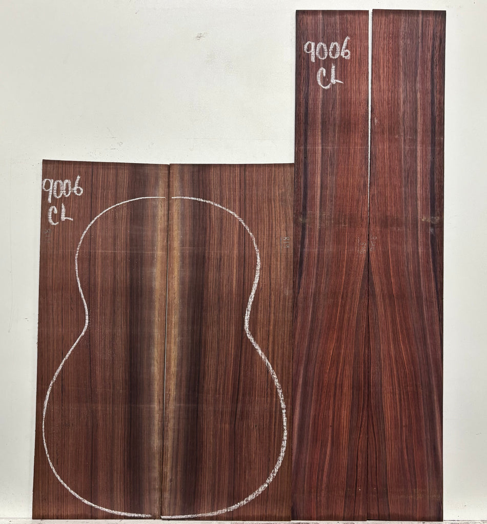 Royal Indian Rosewood Classical Guitar Back & Side Set #9006 - Exotic Wood Zone