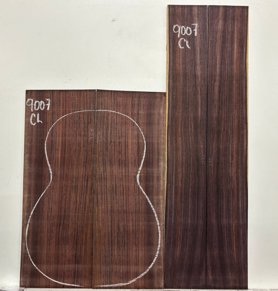 Royal Indian Rosewood Classical Guitar Back & Side Set #9007 - Exotic Wood Zone