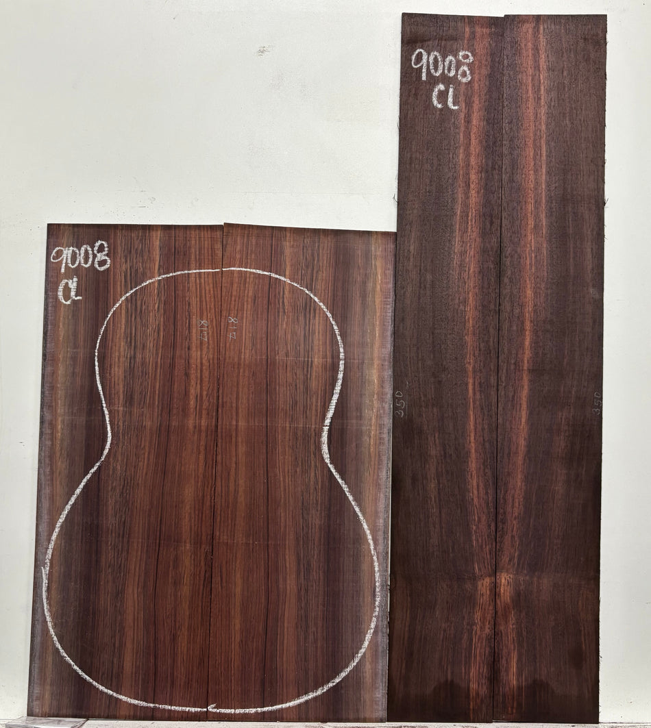 Royal Indian Rosewood Classical Guitar Back & Side Set #9008 - Exotic Wood Zone