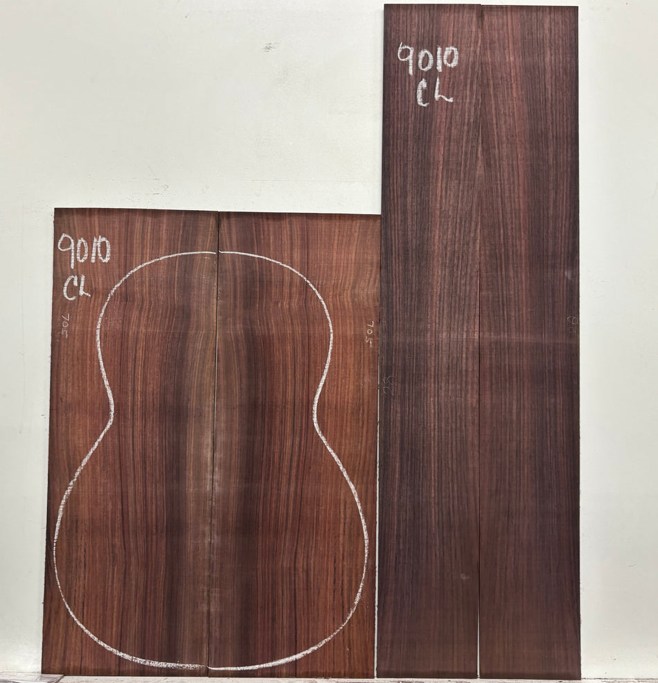 Royal Indian Rosewood Classical Guitar Back & Side Set #9010 - Exotic Wood Zone