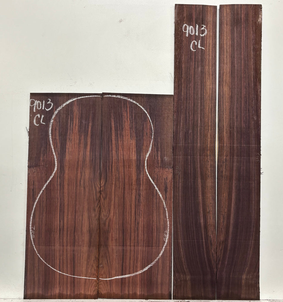 Royal Indian Rosewood Classical Guitar Back & Side Set #9013 - Exotic Wood Zone