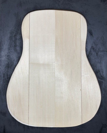 4 Piece German Spruce Bookmatched Dreadnought Guitar Tops #4006 - Exotic Wood Zone