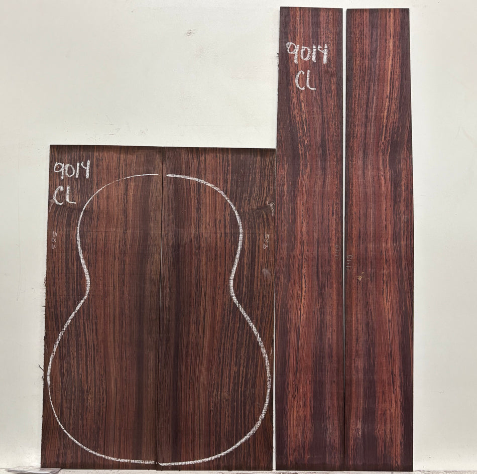 Royal Indian Rosewood Classical Guitar Back & Side Set #9014 - Exotic Wood Zone