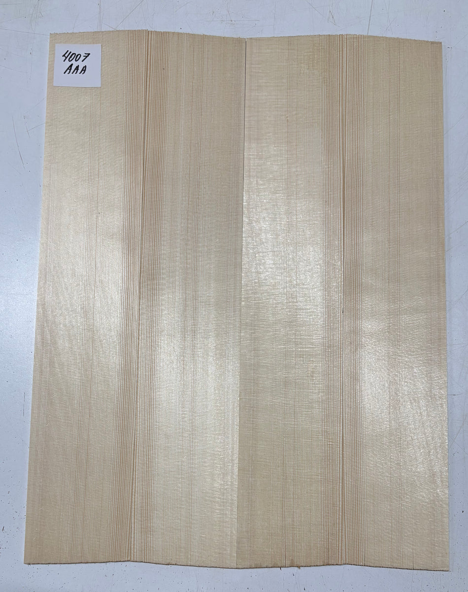 4 Piece German Spruce Bookmatched Dreadnought Guitar Tops #4007