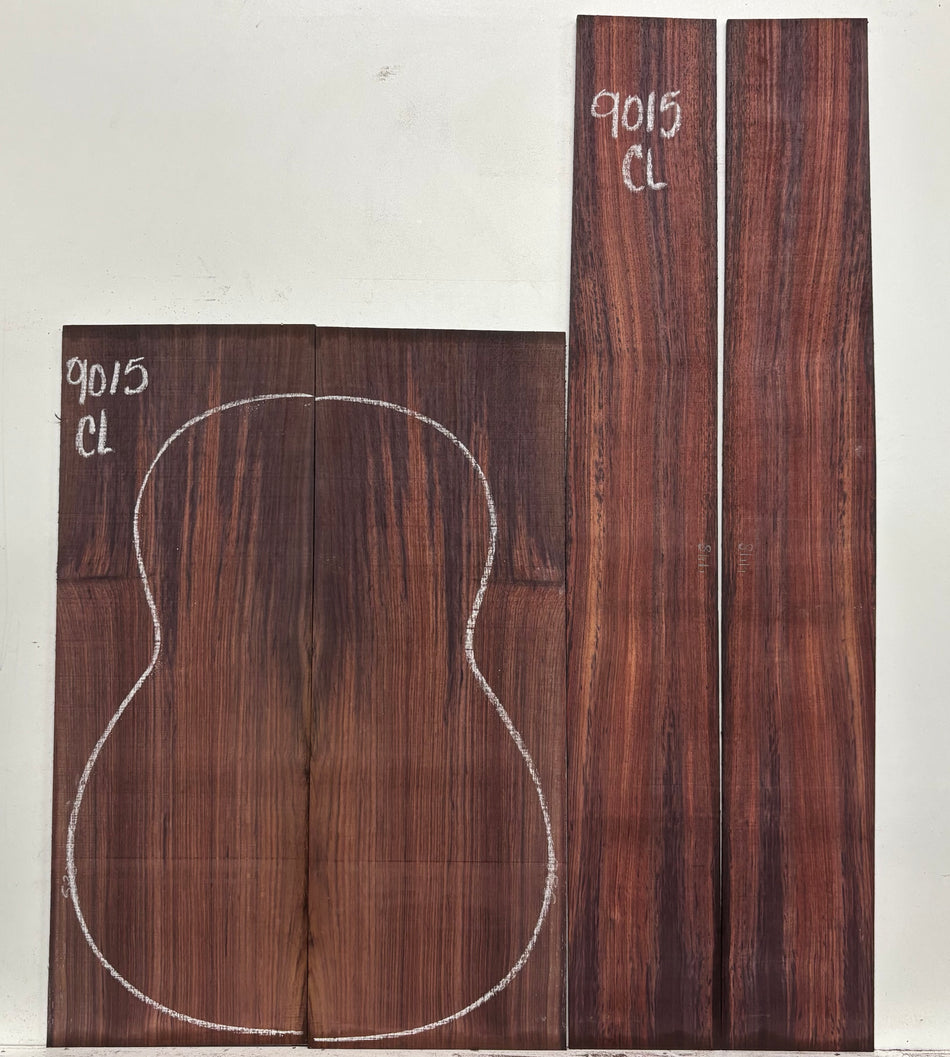 Royal Indian Rosewood Classical Guitar Back & Side Set #9015 - Exotic Wood Zone