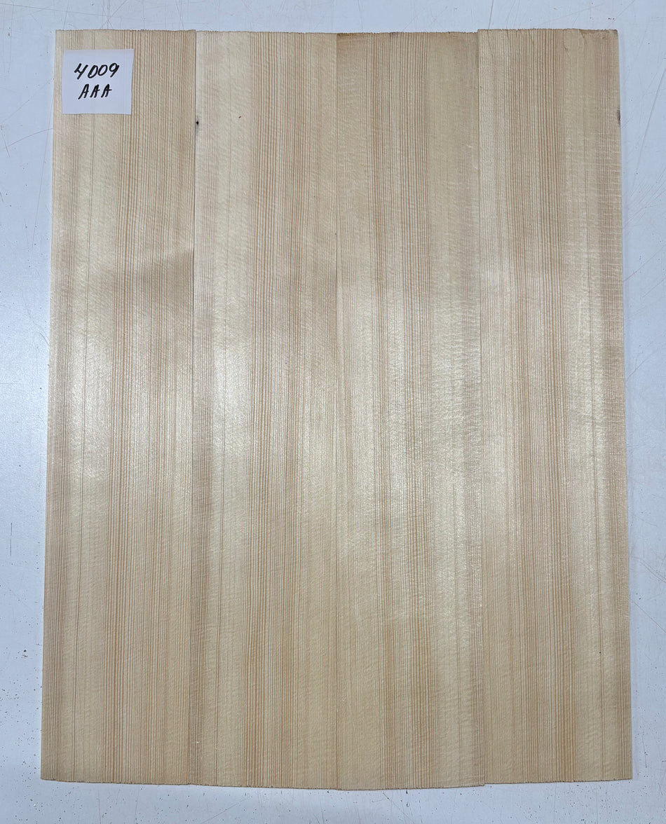 4 Piece German Spruce Bookmatched Dreadnought Guitar Tops #4009