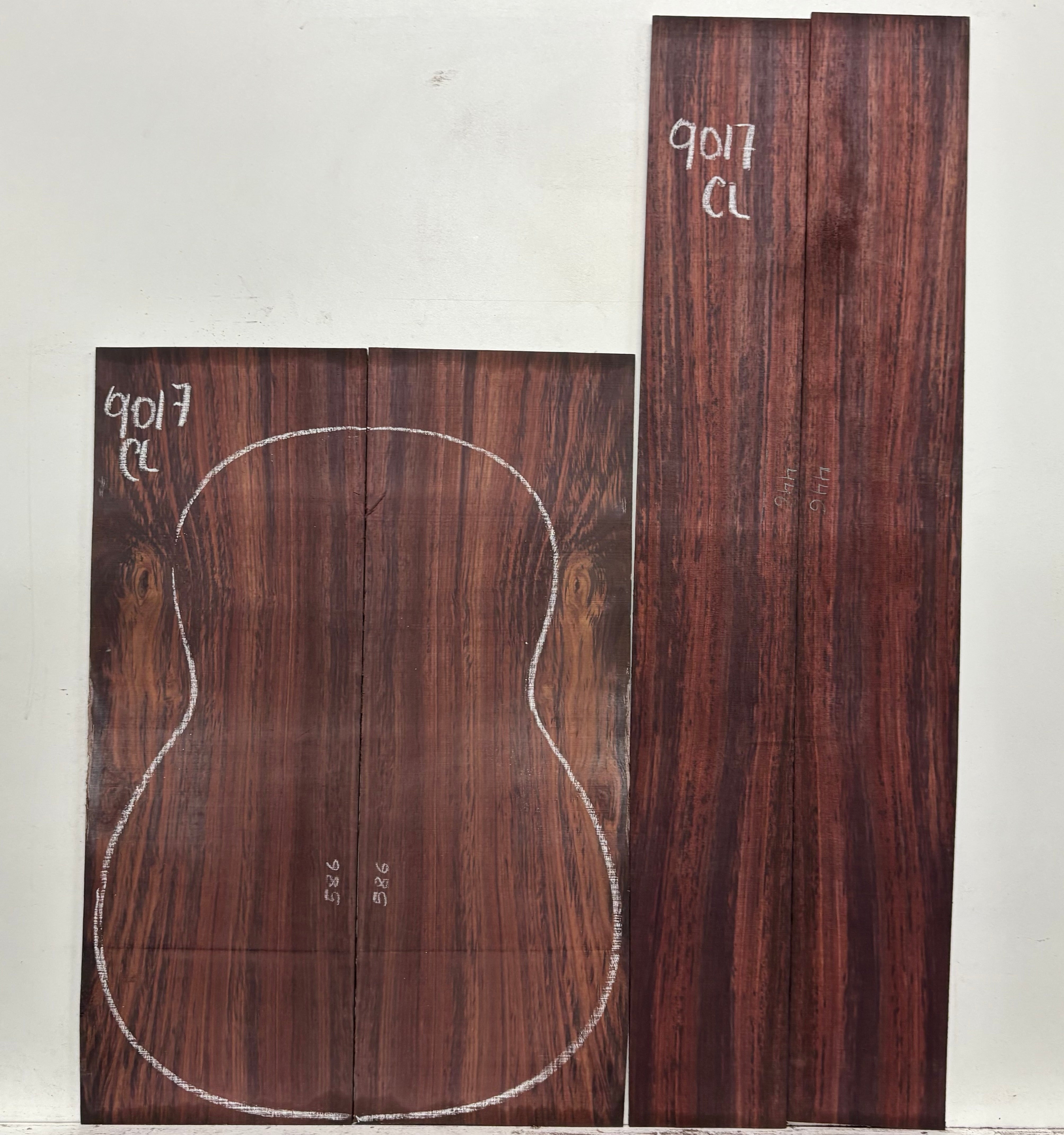 Royal Indian Rosewood Classical Guitar Back & Side Set #9017 - Exotic Wood Zone