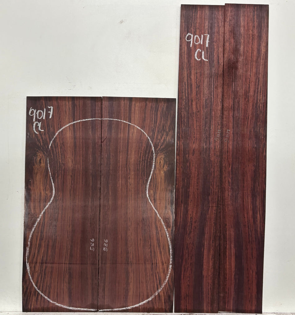 Royal Indian Rosewood Classical Guitar Back & Side Set #9017 - Exotic Wood Zone