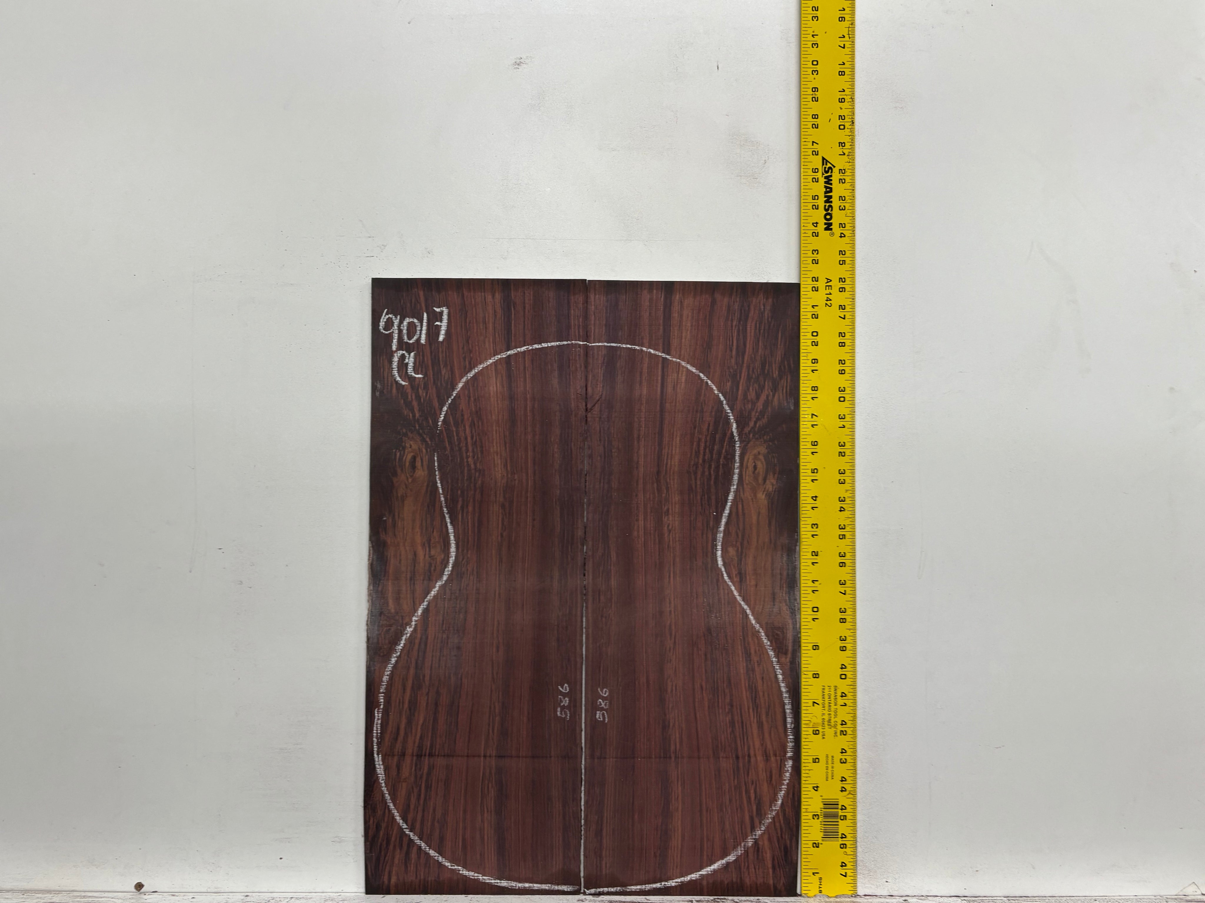 Royal Indian Rosewood Classical Guitar Back & Side Set #9017 - Exotic Wood Zone