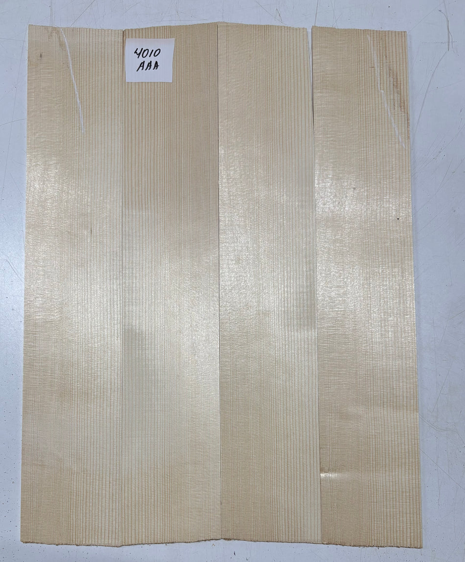 4 Piece German Spruce Bookmatched Dreadnought Guitar Tops #4010