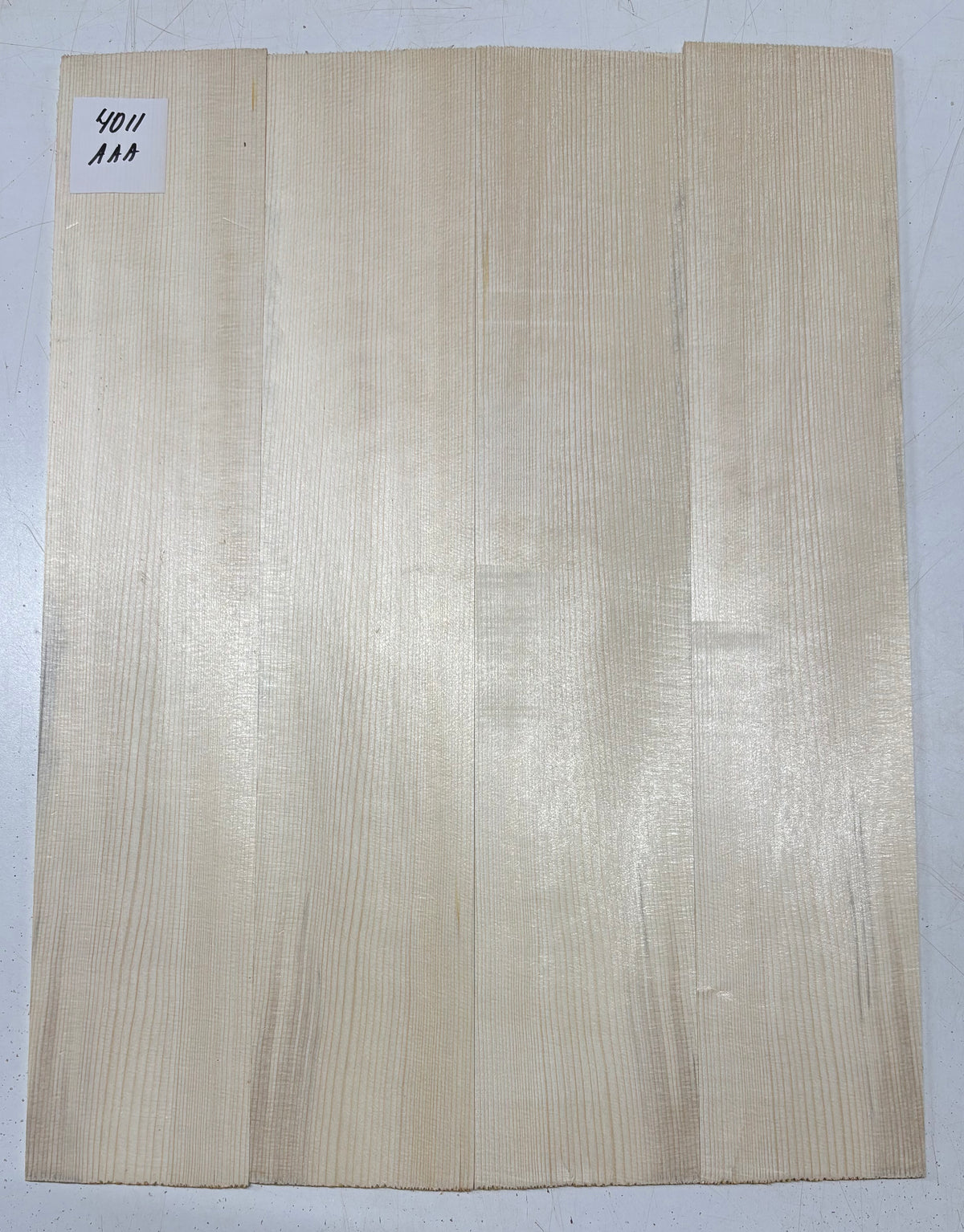 4 Piece German Spruce Bookmatched Dreadnought Guitar Tops #4011 - Exotic Wood Zone