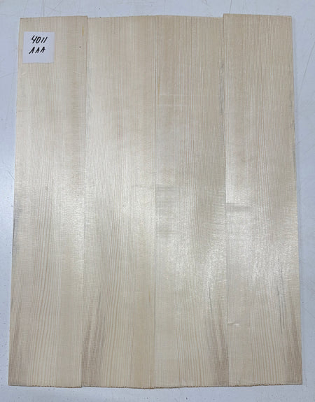 4 Piece German Spruce Bookmatched Dreadnought Guitar Tops #4011 - Exotic Wood Zone