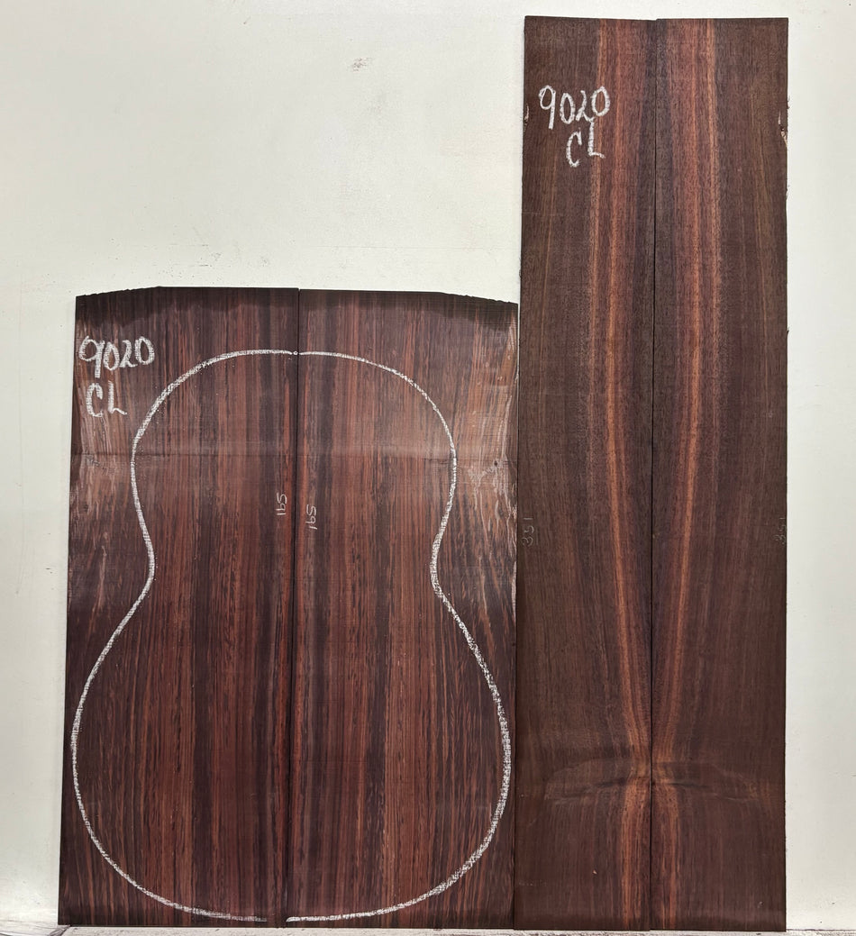 Royal Indian Rosewood Classical Guitar Back & Side Set #9020 - Exotic Wood Zone