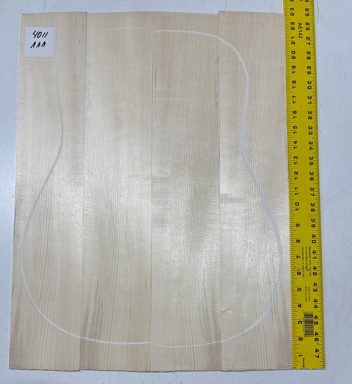4 Piece German Spruce Bookmatched Dreadnought Guitar Tops #4011 - Exotic Wood Zone