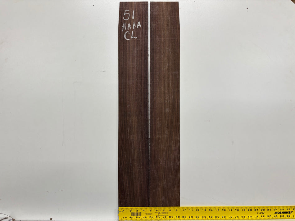 Juego de fondo y aros de guitarra de grado AAAA Dreadnought de palisandro de la India Oriental #61 