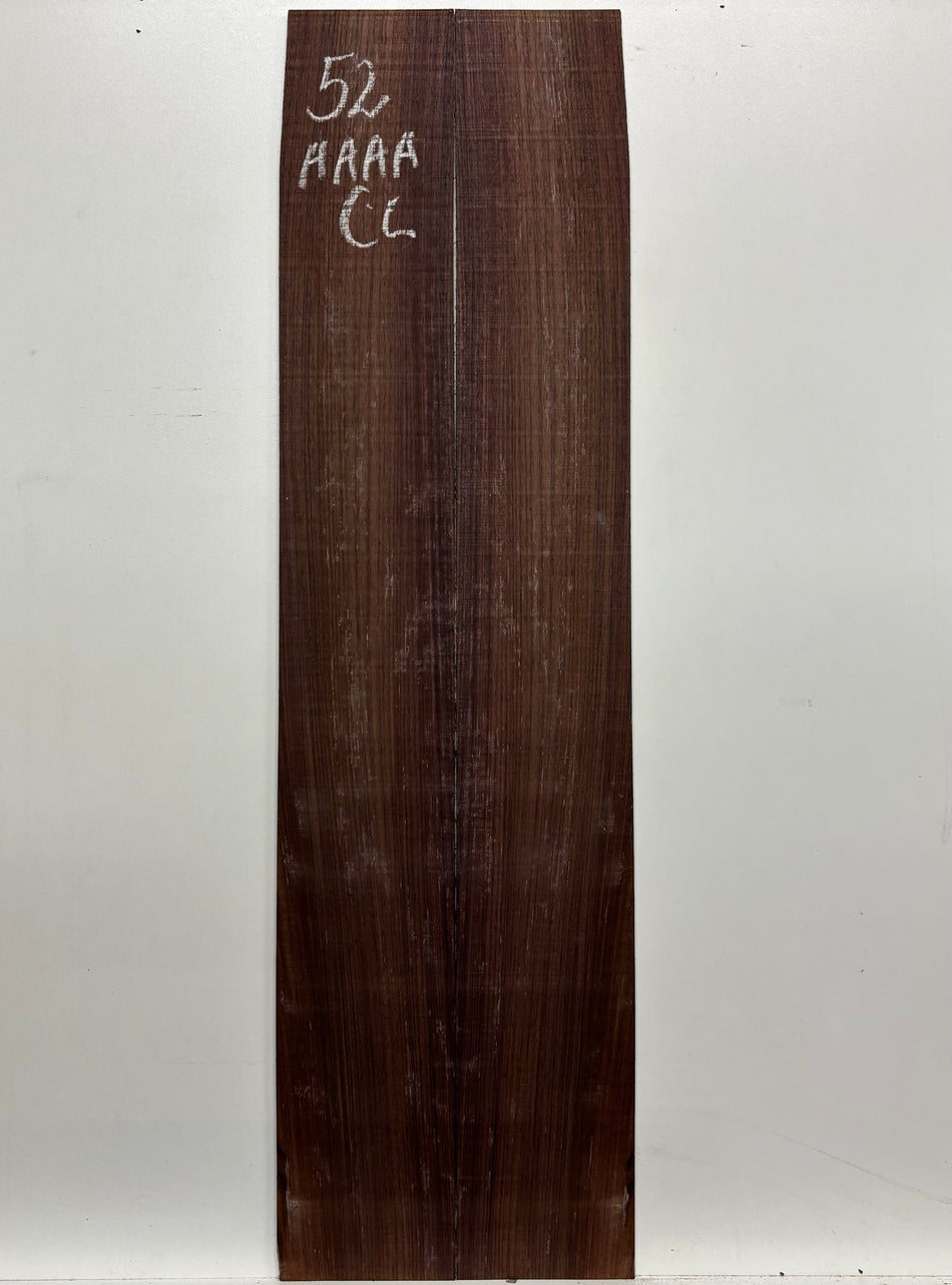 Juego de fondo y aros de guitarra de grado AAAA Dreadnought de palisandro de la India Oriental #61 