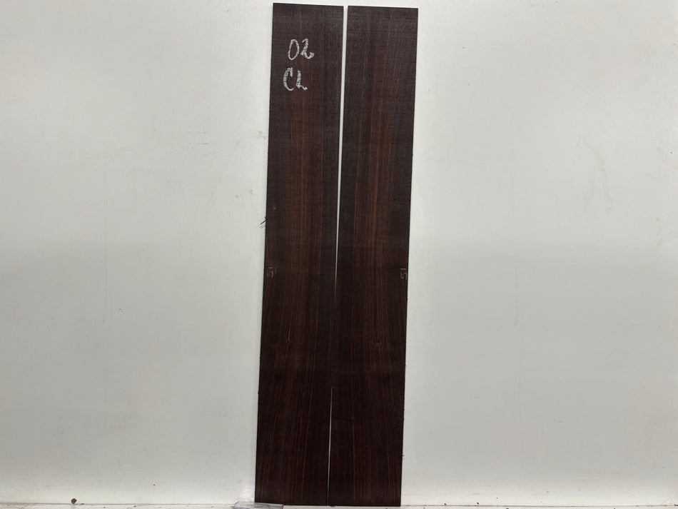 Dark Grain East Indian Rosewood Classical Guitar Side Set #02