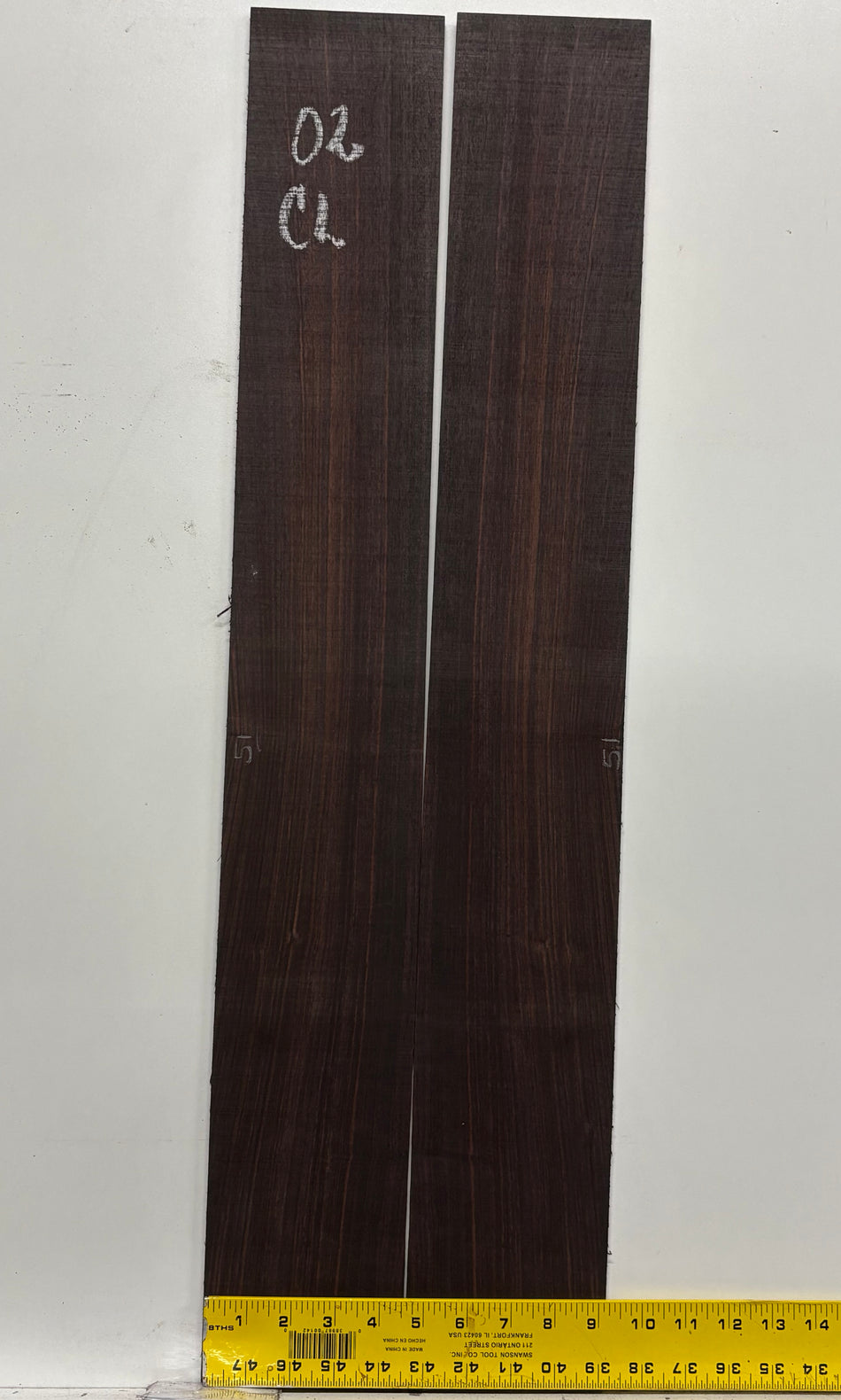 Dark Grain East Indian Rosewood Classical Guitar Side Set #02