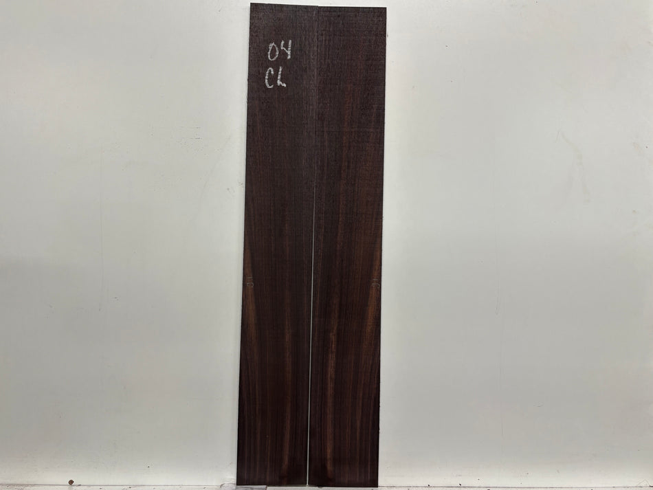 Dark Grain East Indian Rosewood Classical Guitar Side Set #04