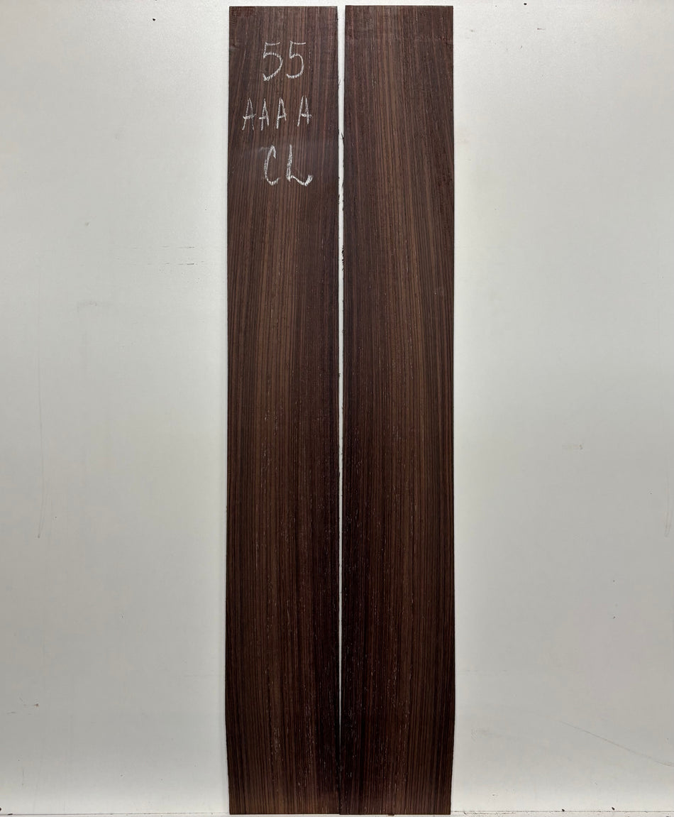 Juego de fondo y aros de guitarra de grado AAAA Dreadnought de palisandro de la India Oriental #61 