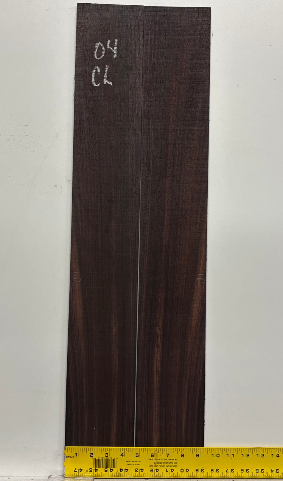 Dark Grain East Indian Rosewood Classical Guitar Side Set #04