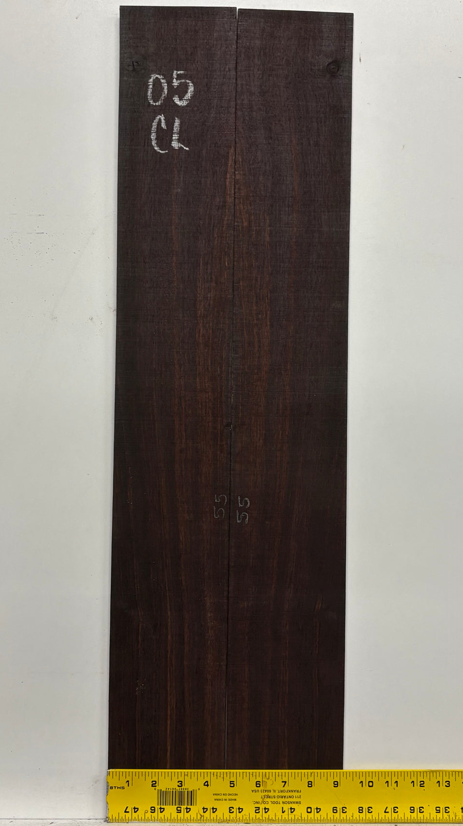 Dark Grain East Indian Rosewood Classical Guitar Side Set #05