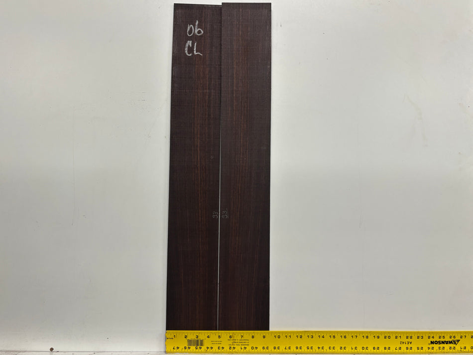 Dark Grain East Indian Rosewood Classical Guitar Side Set #06