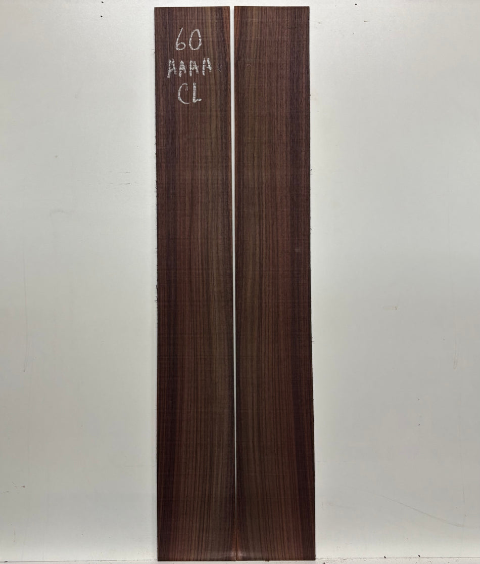 Juego de fondo y aros de guitarra de grado AAAA Dreadnought de palisandro de la India Oriental #61 