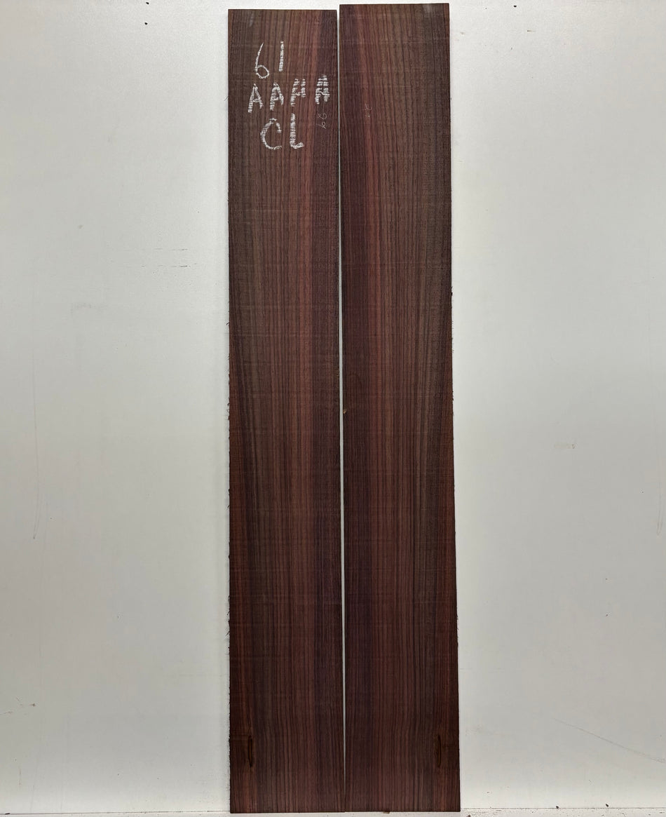 Juego de fondo y aros de guitarra de grado AAAA Dreadnought de palisandro de la India Oriental #61 