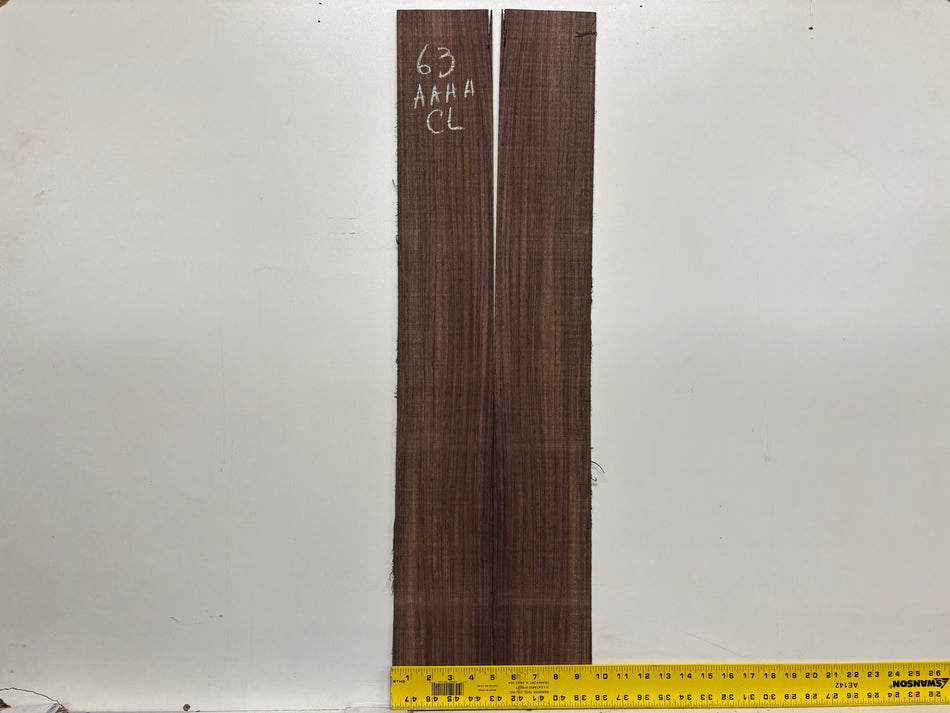 Juego de fondo y aros de guitarra de grado AAAA Dreadnought de palisandro de la India Oriental #61 